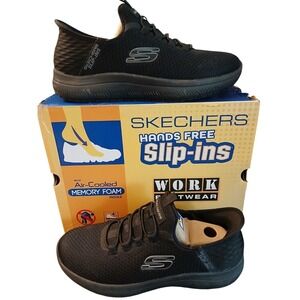 Skechers Work Hands Free Slip ins 200205W Memory Foam Shoes Size 7.5 W  #960